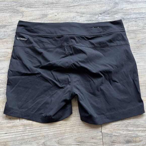 Columbia Shorts Women's 6 Small Hiking Trail Black - Picture 1 of 9